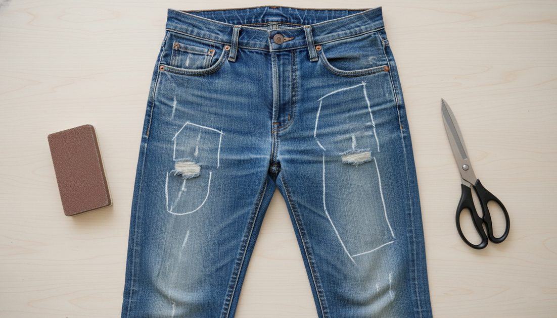 Complete Guide to Distressing Old Jeans: Making Perfect Rips & Holes