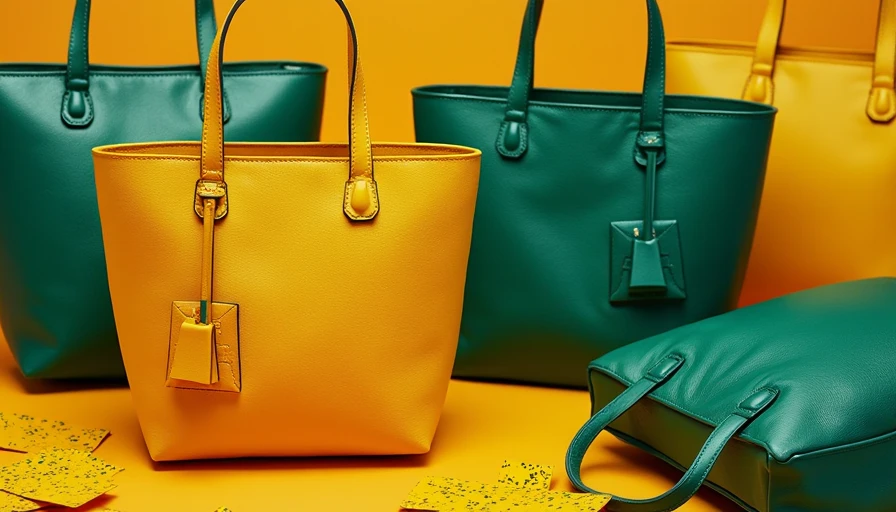Visual context for tote handbag pattern
