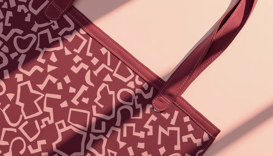 Illustration for bag and tote patterns