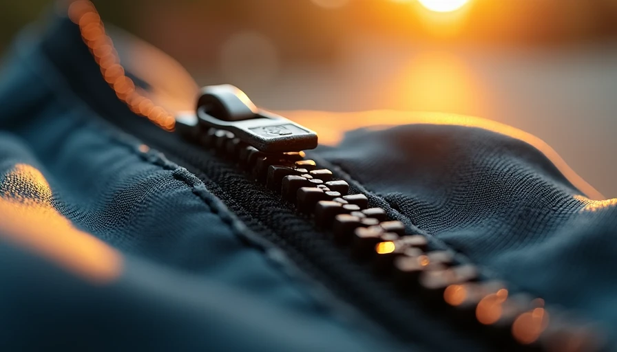 Visual context for zipper parts