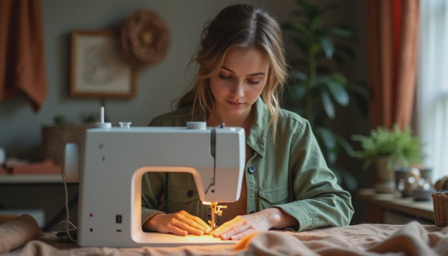 Visual context for cloak sewing pattern