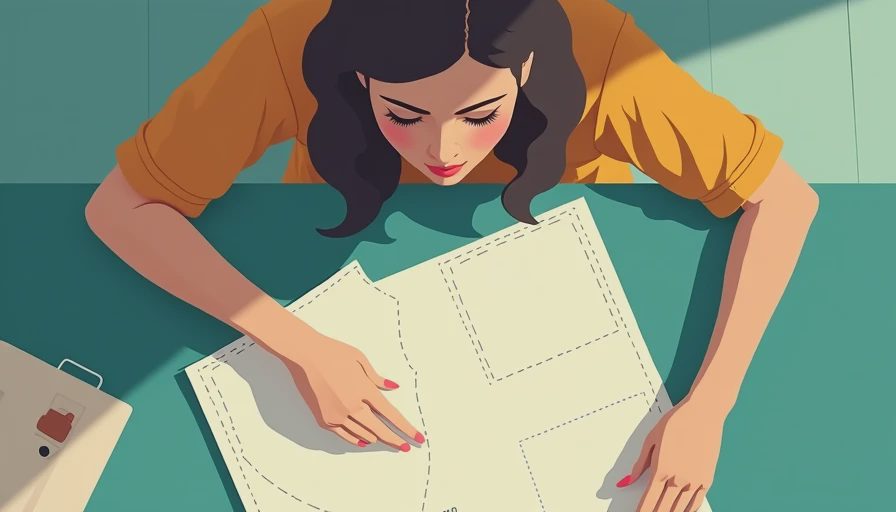Visual context for sewing pattern review