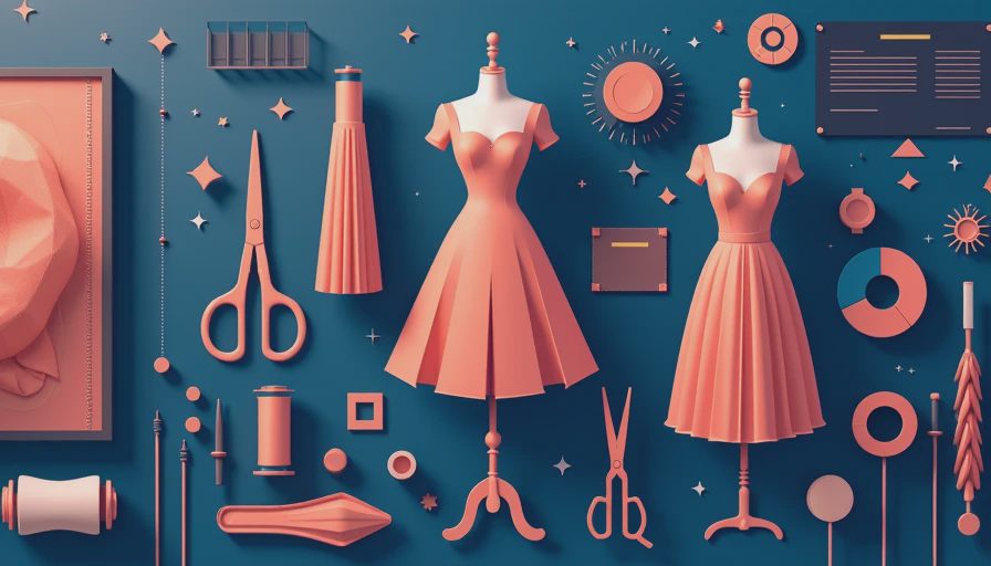 Illustration for designer dupe sewing patterns