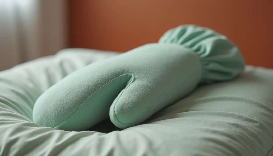 Illustration for cotton gloves for sleeping