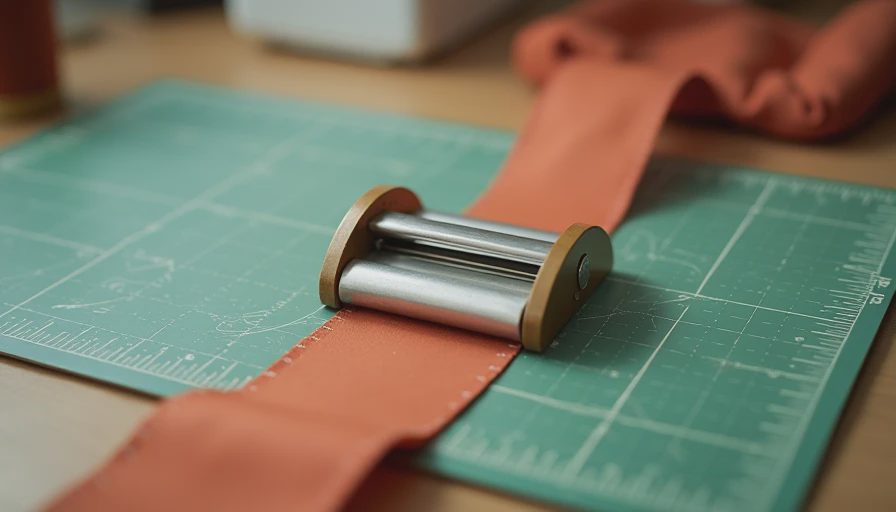 Illustration for simplicity bias tape maker