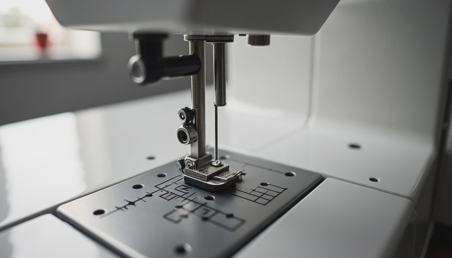 Visual context for sewing machine tension problems