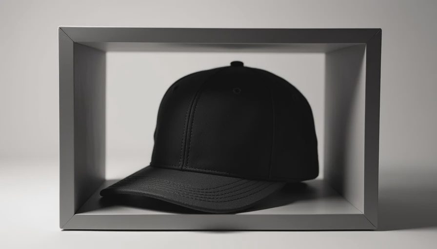 Visual context for flat brim cap frame set