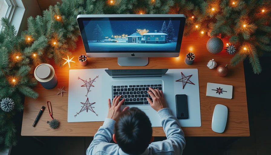Illustration for christmas clip art