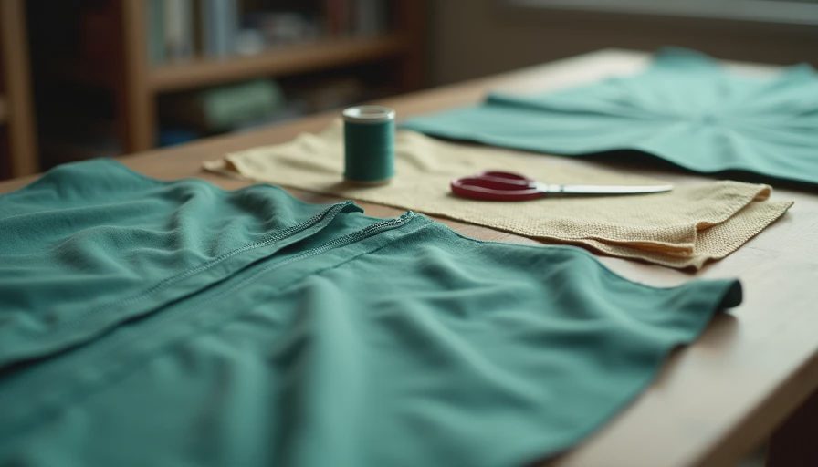 Visual context for how to sew a zipper
